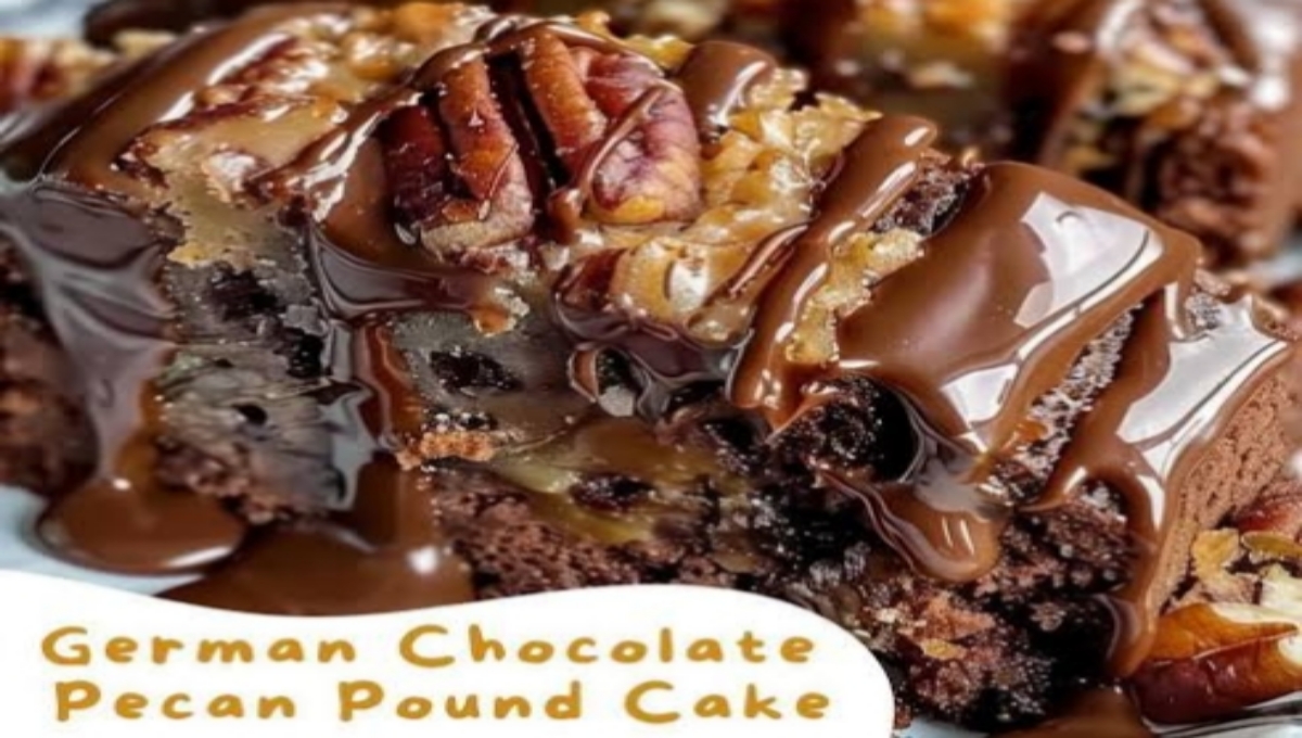 German Chocolate Pecan Pound Cake Recipe