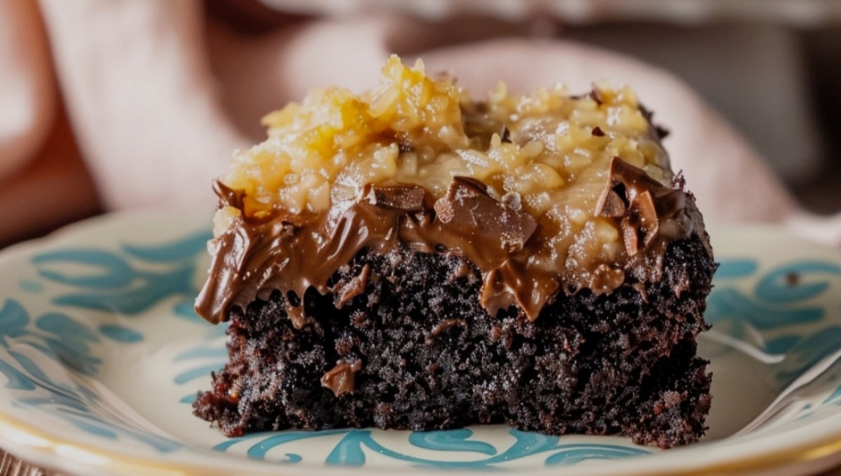 German Chocolate Poke Cake Recipe