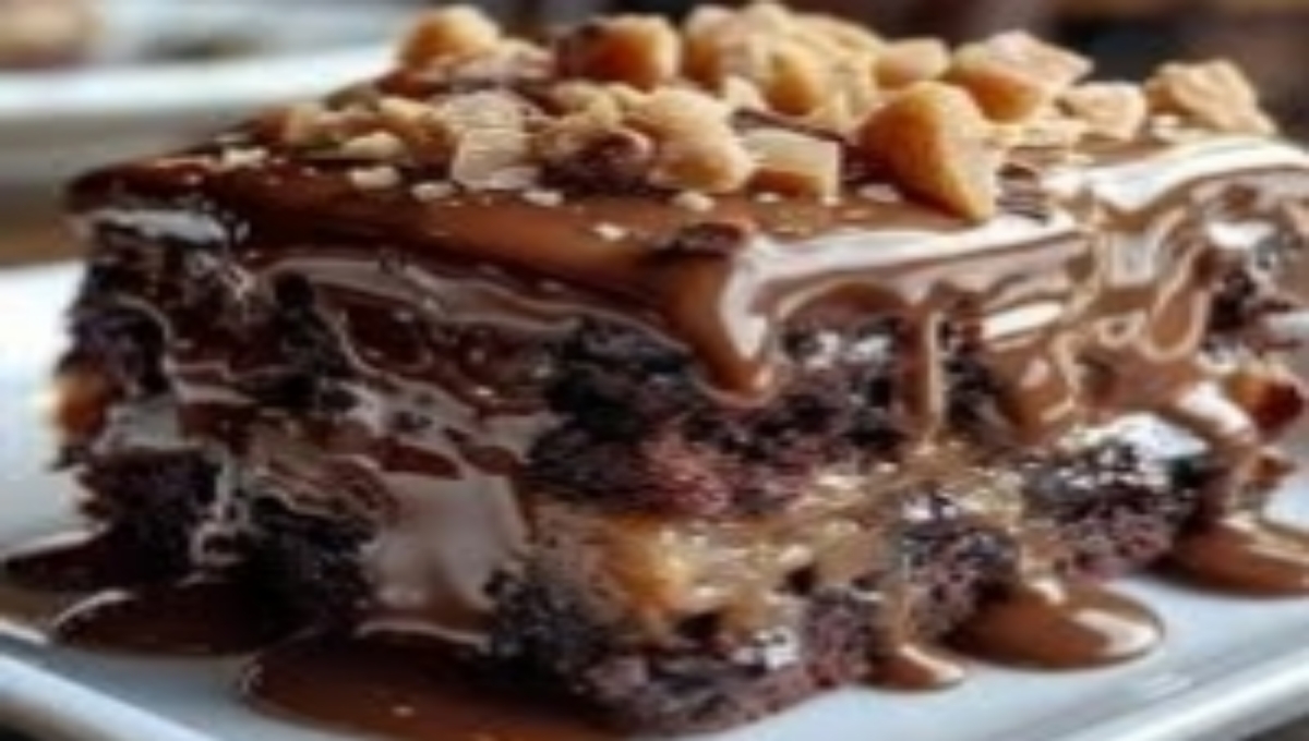 German Chocolate Poke Cake Recipe