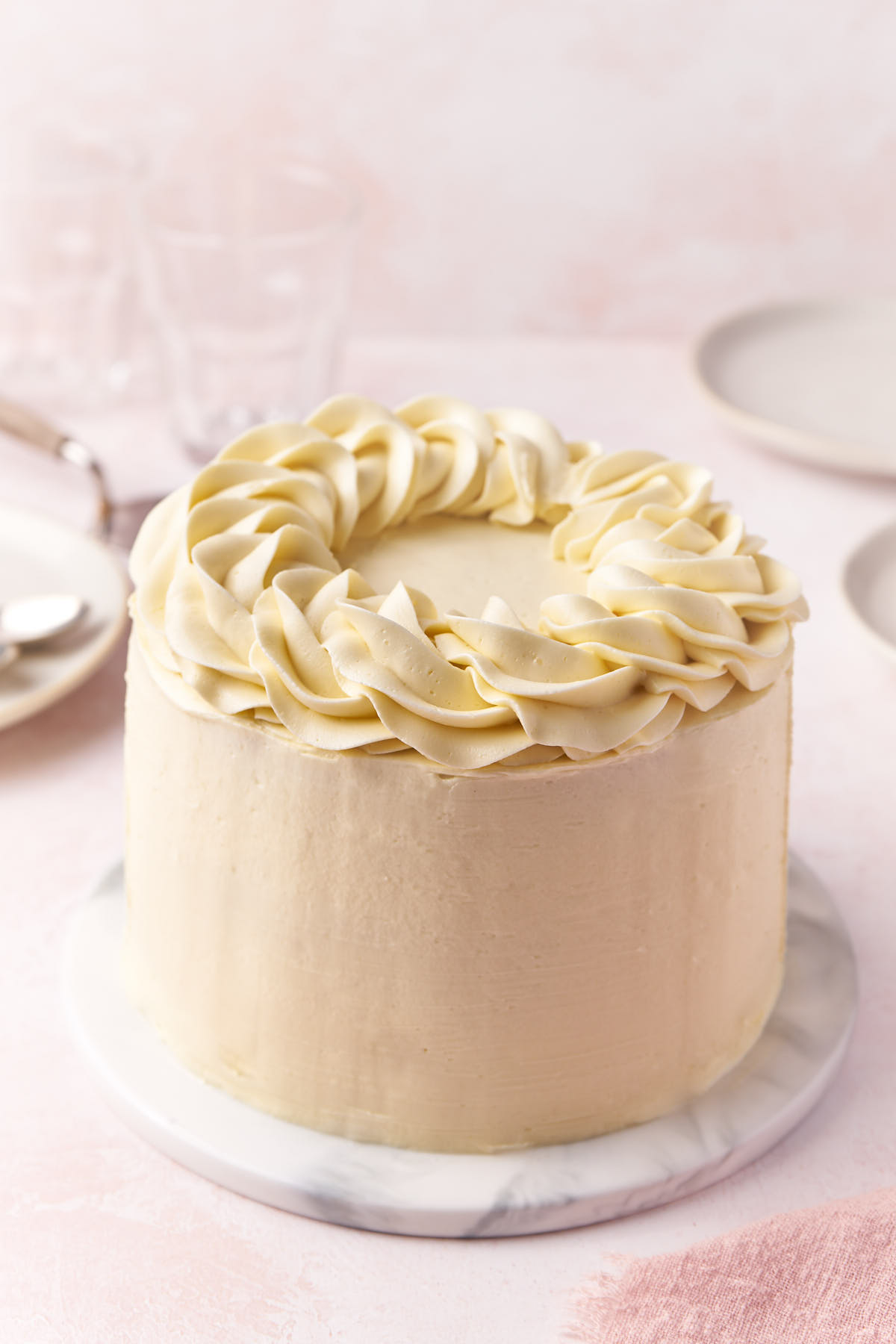 Almond Vanilla Cake Recipe